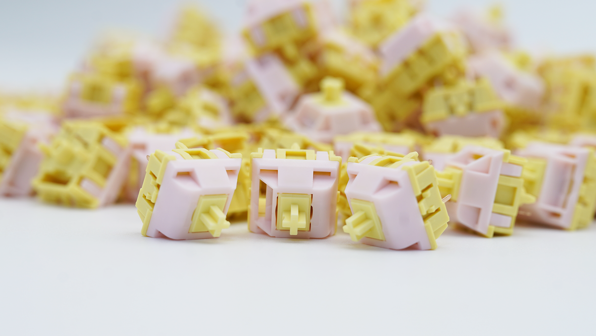 Keygeek Peach Cheesecake Linear Switches (10PCS)