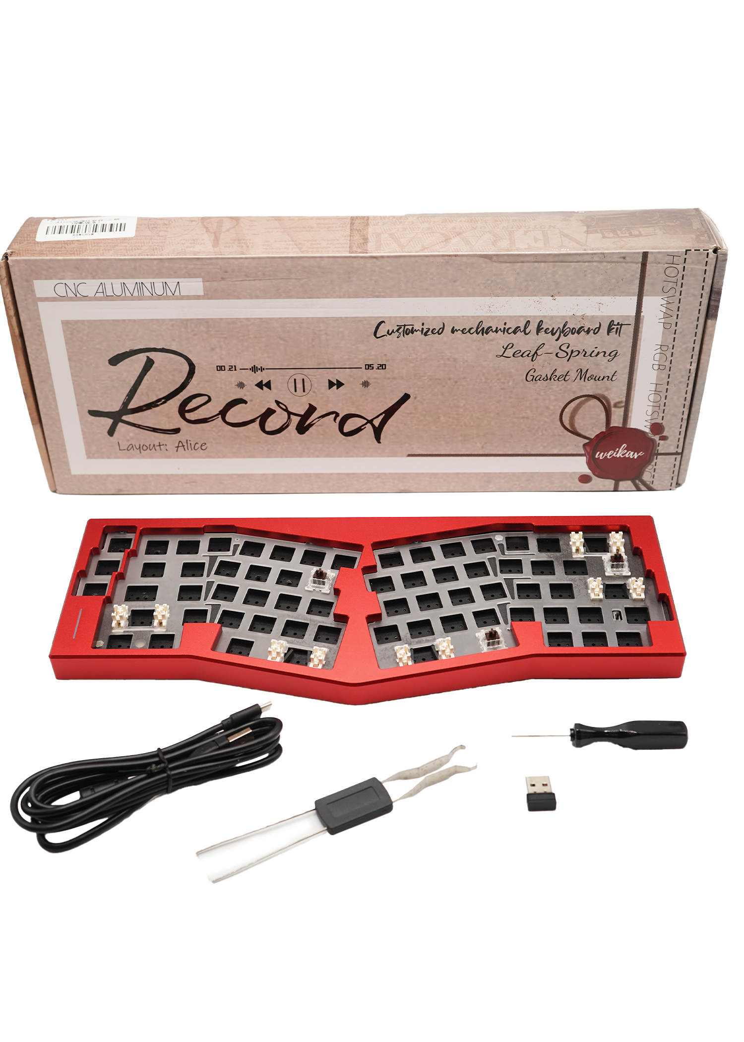 Weikav Record Alice V2 Mechanical Keyboard Barebone