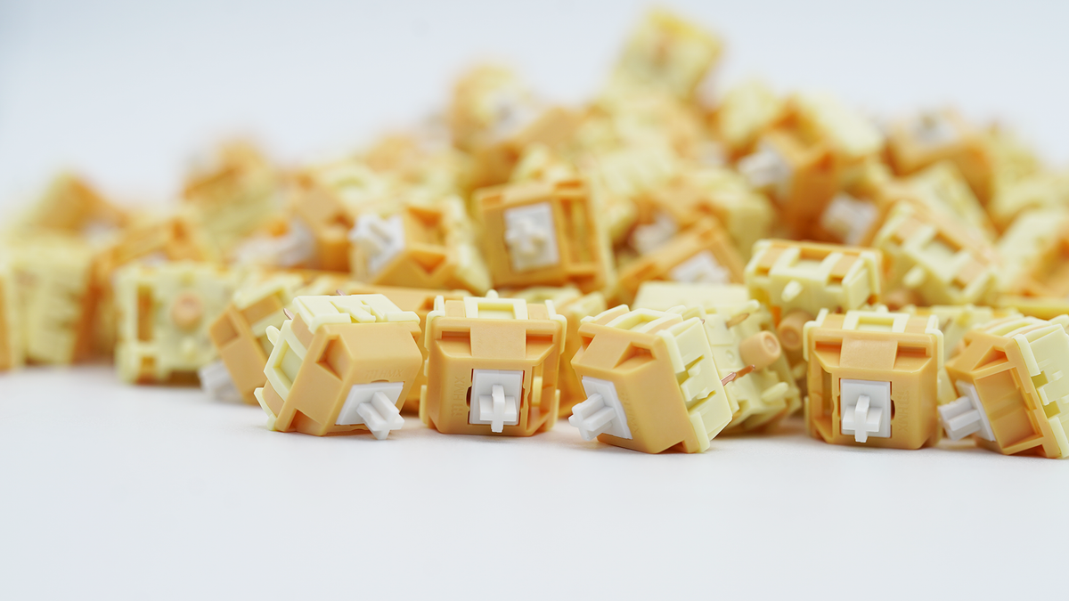 HMX Creamy Yolk Linear Switches (10PCS)