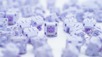 Wingtree YG Purple Bud Tea Tactile Switches (10PCS)