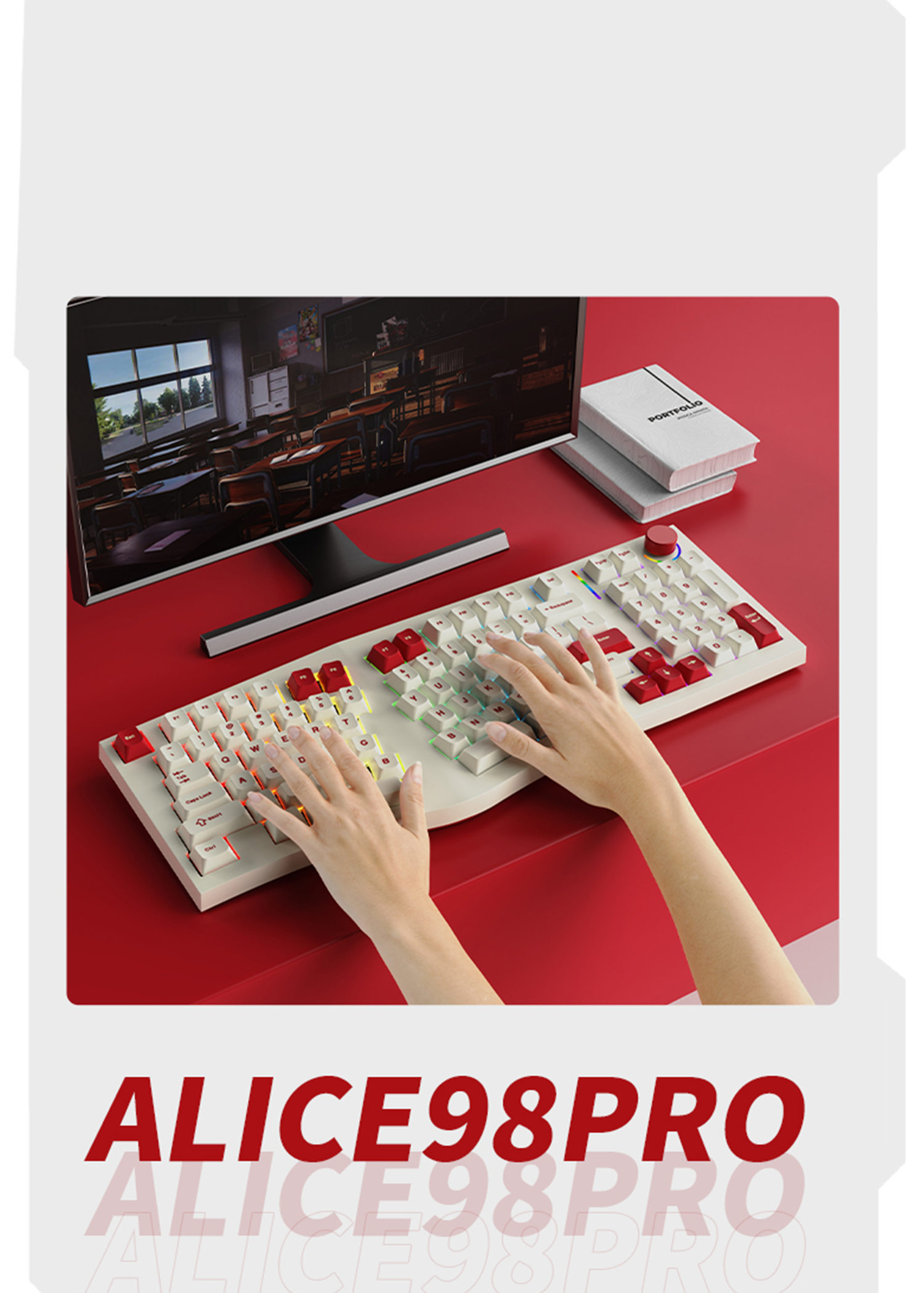 FEKER ALICE98 Pro Ergonomic Mechanical Keyboard