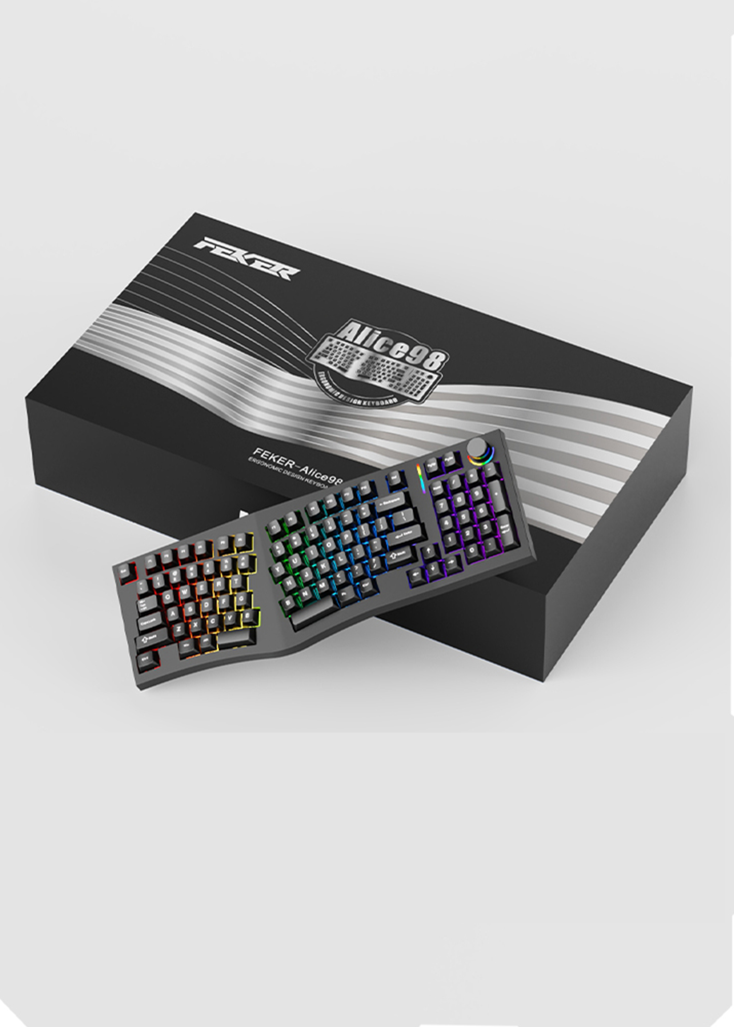FEKER ALICE98 Pro Ergonomic Mechanical Keyboard