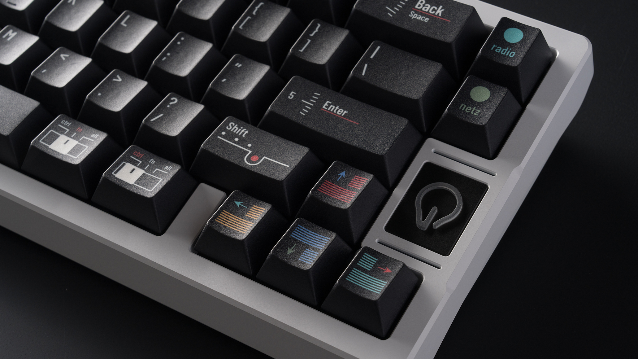 Tutkeys AG1921 DARK Braun Keycap Set