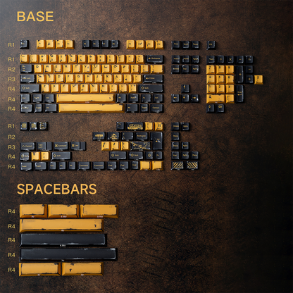 Tutkeys & PBTfans Erosion Dye Sub Cherry Profile Keycaps