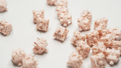 Gateron Full POM Smoothie Strawberry Linear Switches (10PCS)