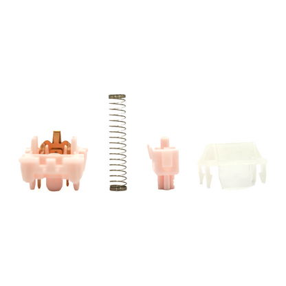 HMX Peach Pink Silent Linear Switches