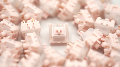 HMX Peach Pink Silent Linear Switches