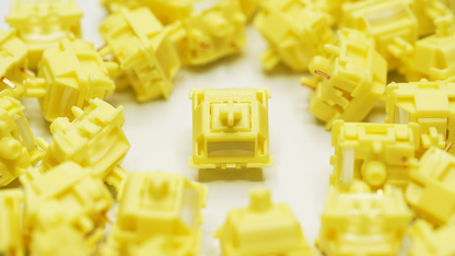 Gateron Full POM Smoothie Banana Tactile Switches (10PCS)