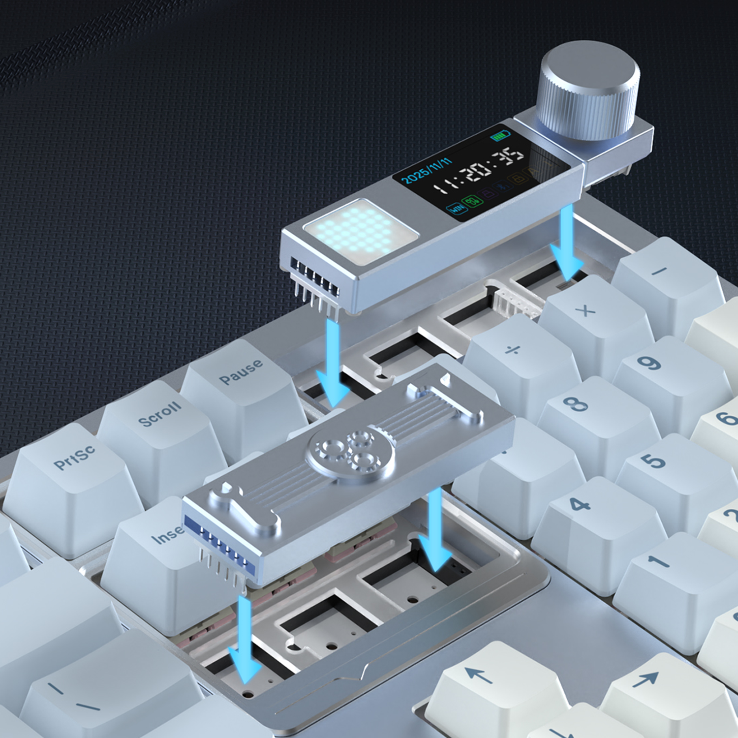Feker G108 Full-Size Aluminum Mechanical Keyboard