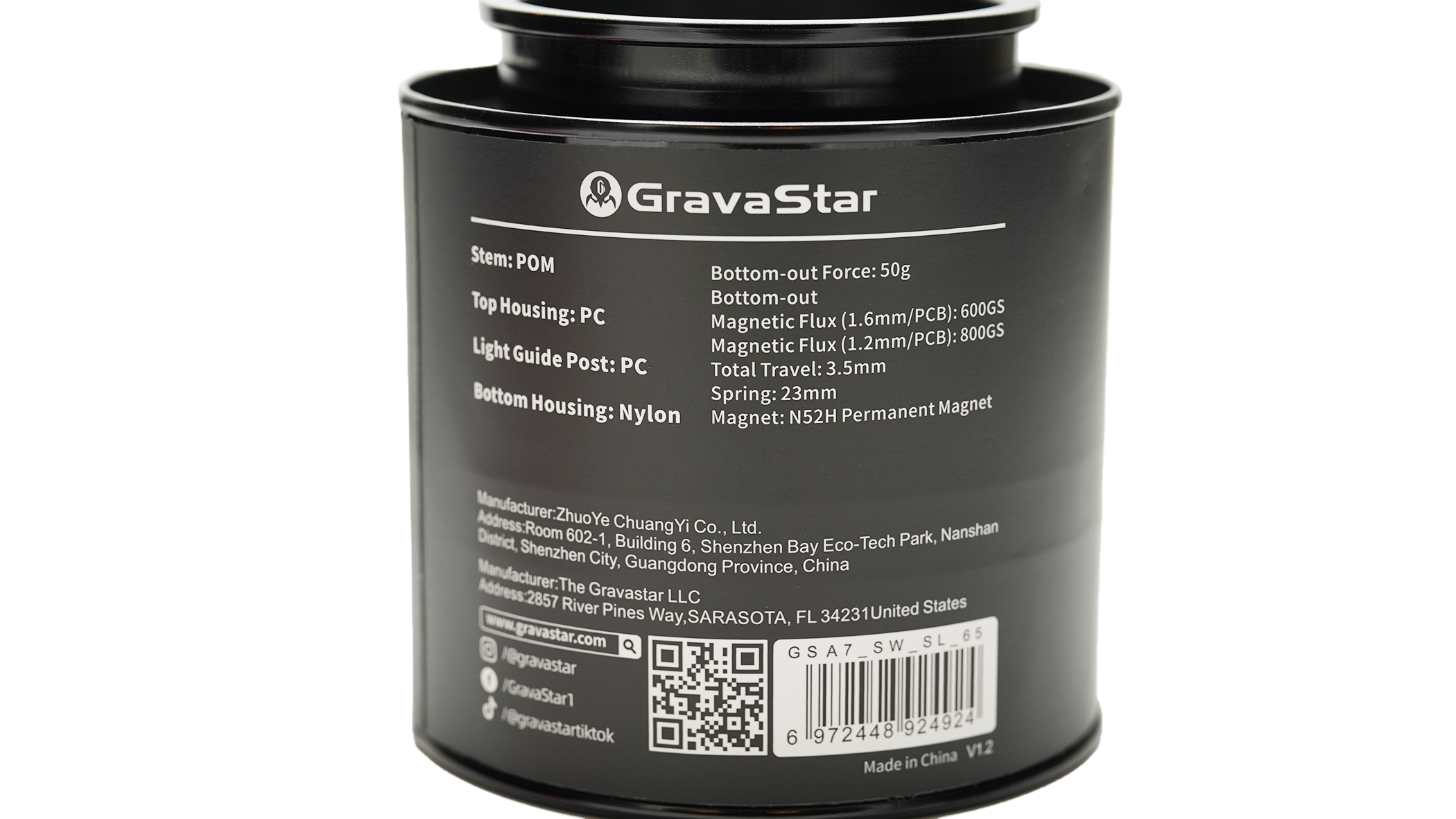 Gravastar UFO Magnetic Linear Switches (10PCS)