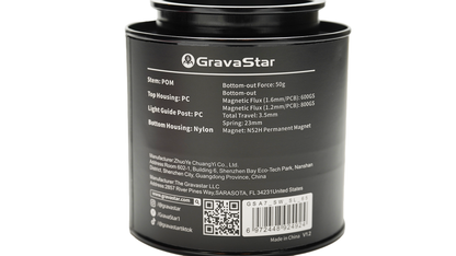 Gravastar UFO Magnetic Linear Switches (10PCS)