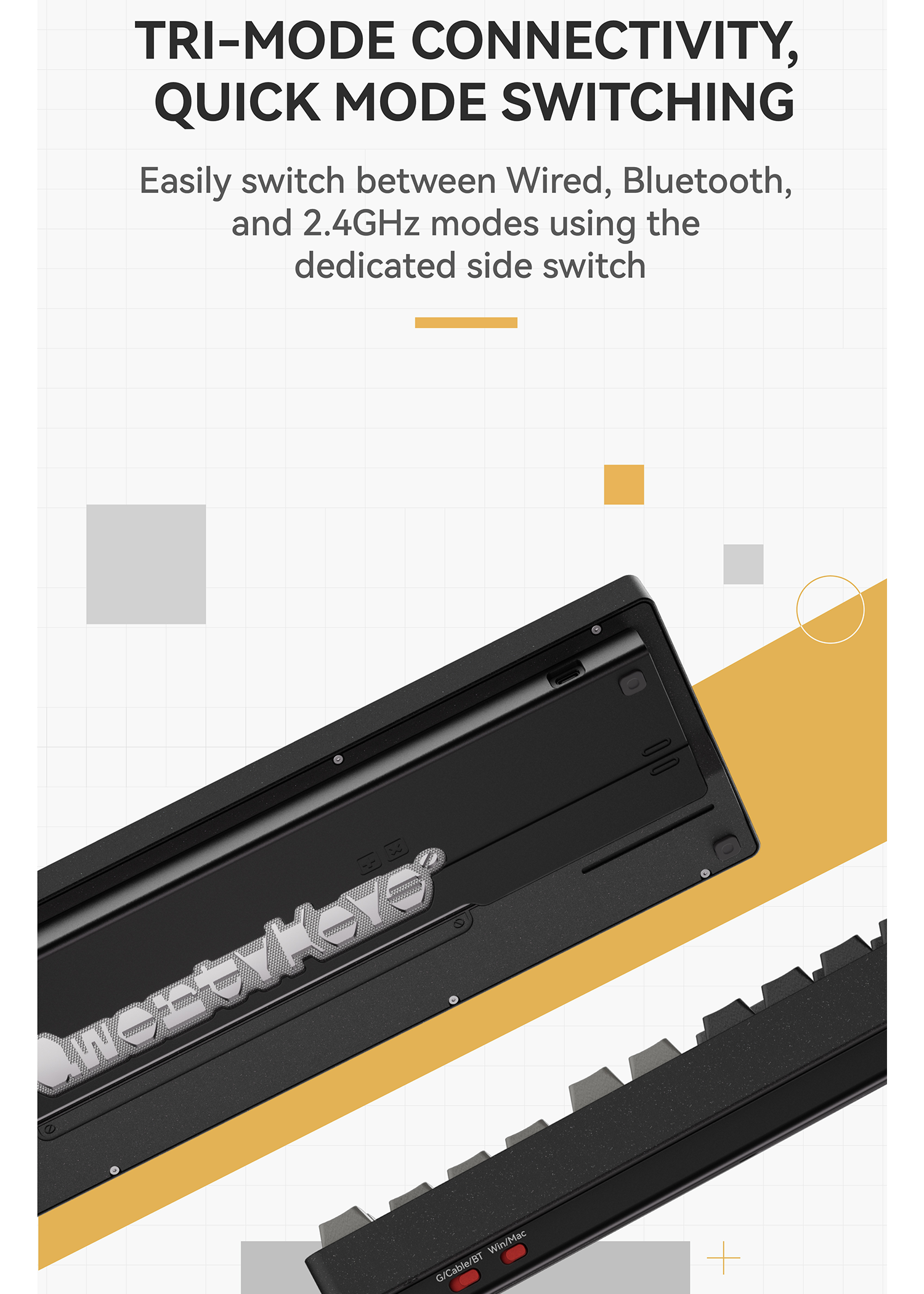 Qwertykeys QK100 Mk2 Tri-Mode Prebuilt Mechanical Keyboard Pre-Order