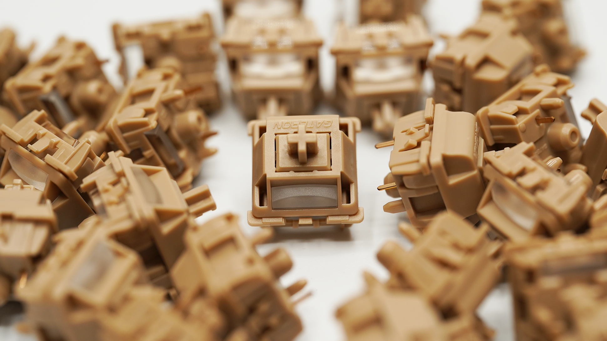 GATERON Full POM Smoothie Chocolate Tactile Switches (10PCS)