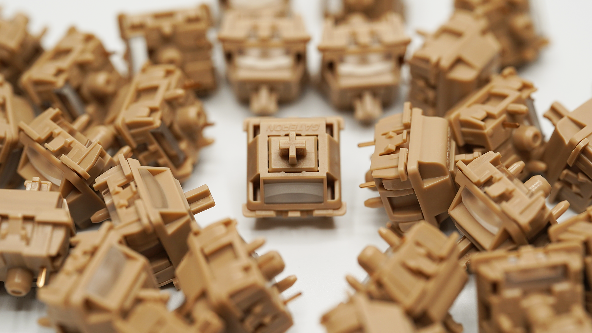 GATERON Full POM Smoothie Chocolate Tactile Switches (10PCS)
