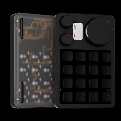 MMD KM16 Pro Wireless Aluminum Macropad | QMK/VIA Programmable Numpad