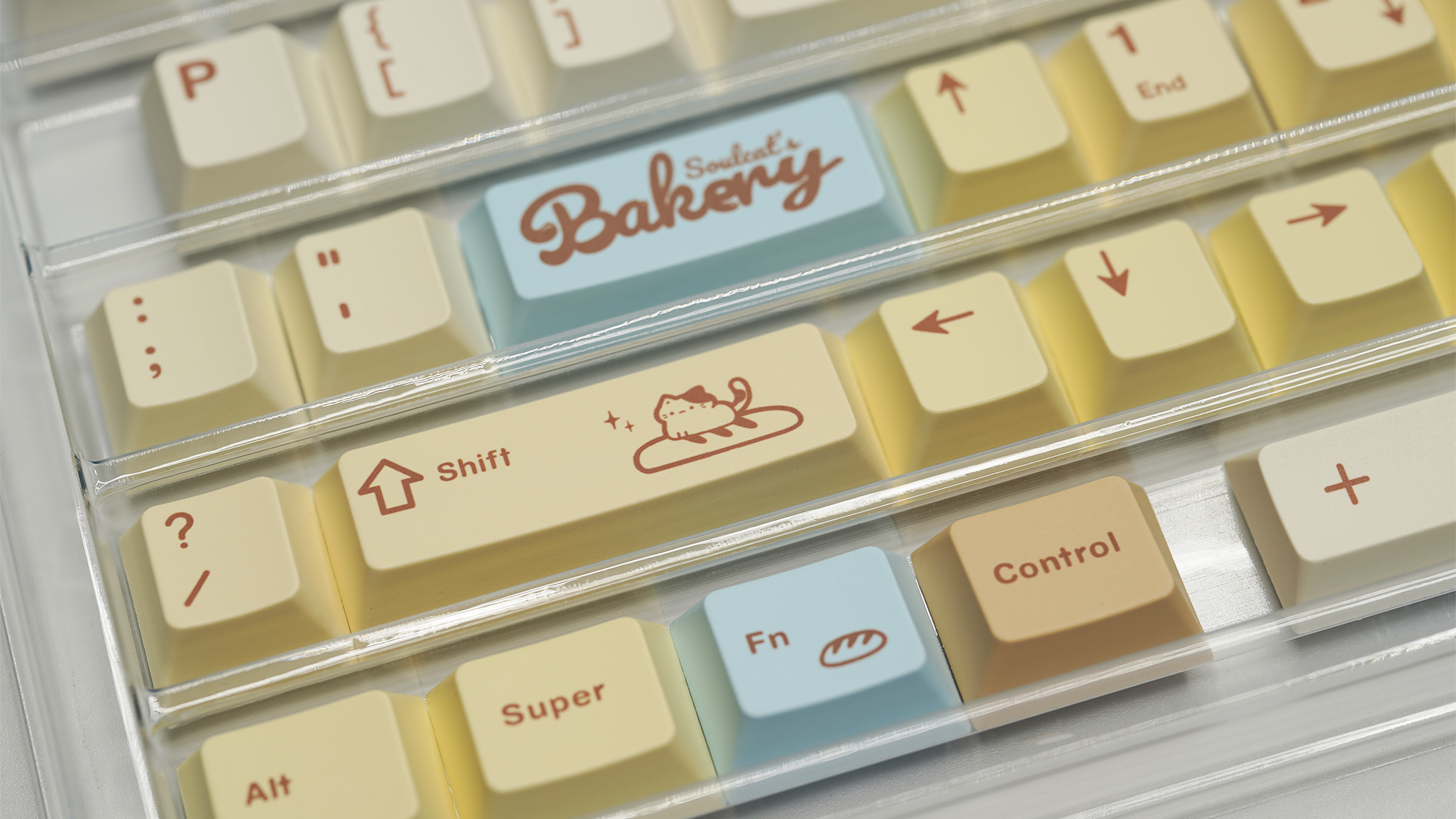 Soulcat Sweet Bakery Keycap - PBT Cherry Profile All in One Set