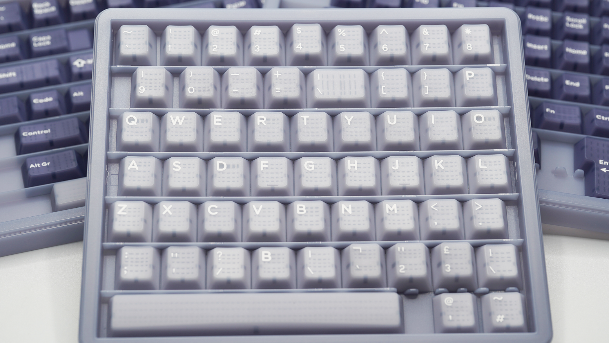 Domikey HUSH Deep Sea Backlit Translucent Keycaps