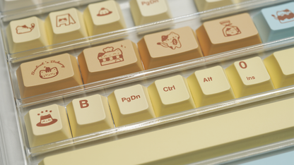 Soulcat Sweet Bakery Keycap - PBT Cherry Profile All in One Set