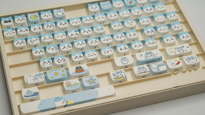 Xiaoba Chiikawa MOA Profile PBT Keycap Set