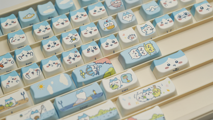Xiaoba Chiikawa MOA Profile PBT Keycap Set