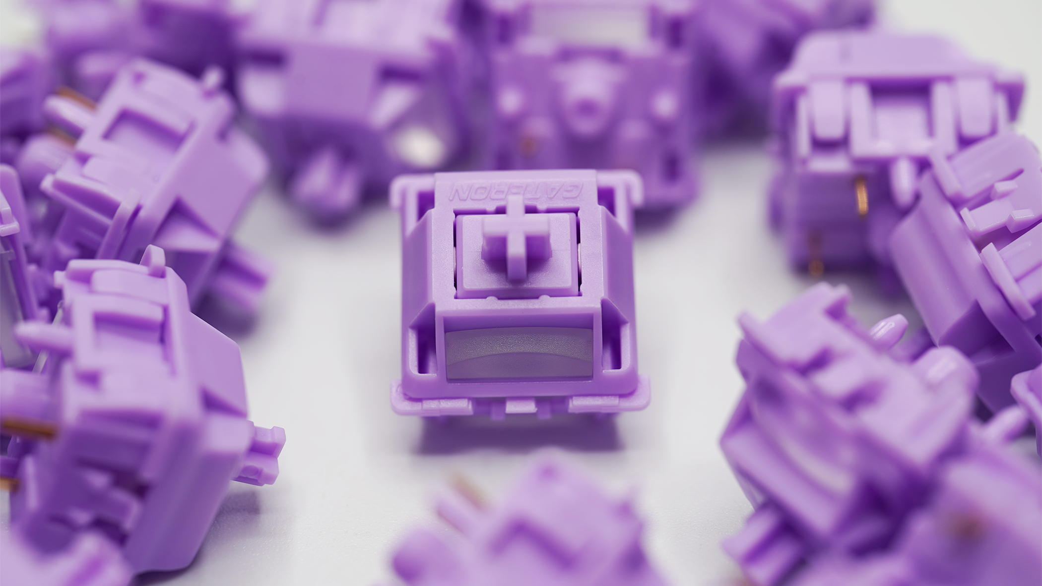 Gateron Full POM Smoothie Grape Silent Tactile Switches (10PCS)