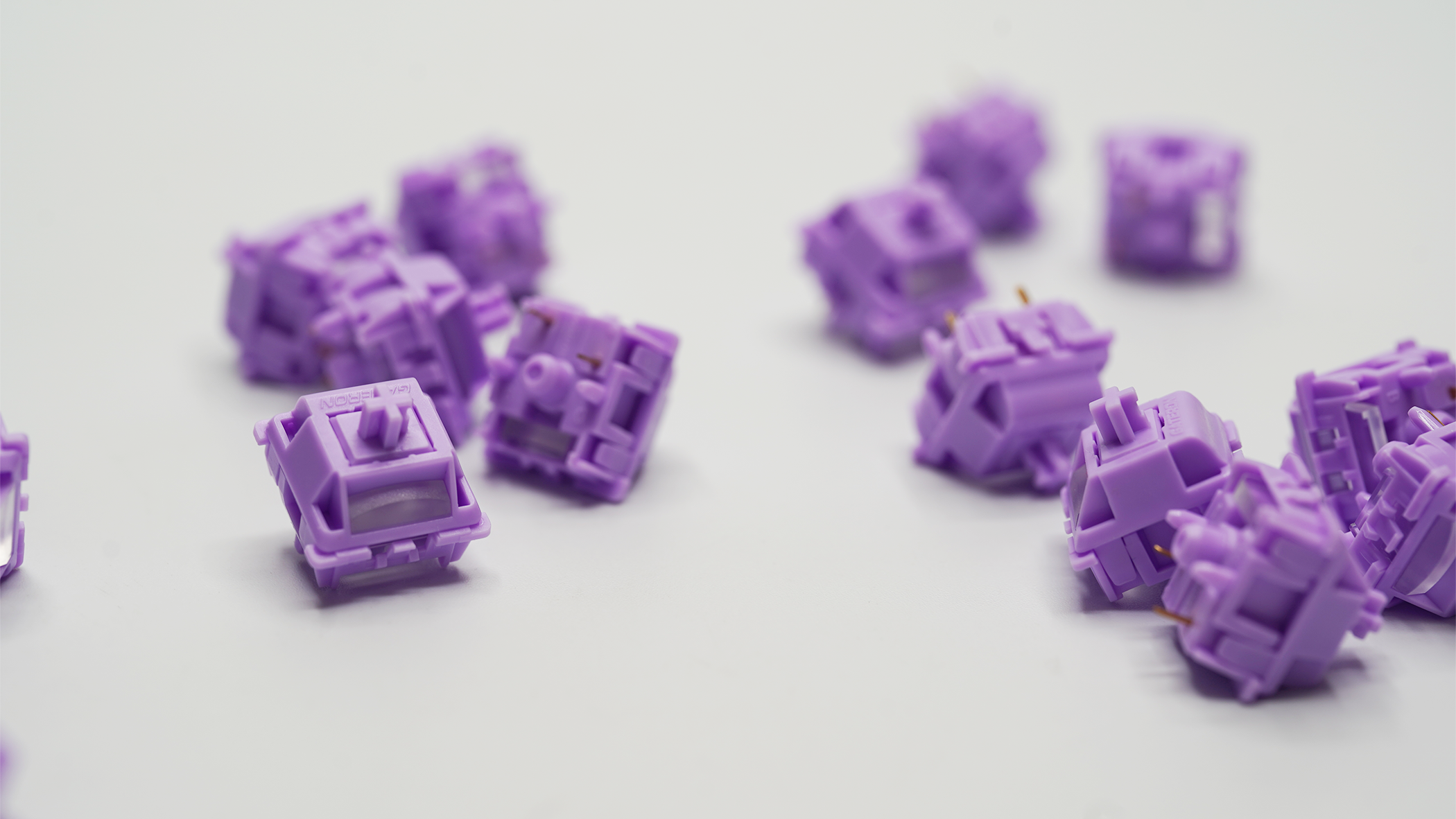 Gateron Full POM Smoothie Grape Silent Tactile Switches (10PCS)