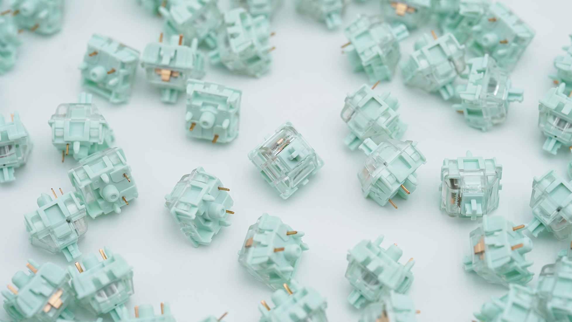 Gateron Fruit Jelly Mint Silent Linear Switches (10PCS)