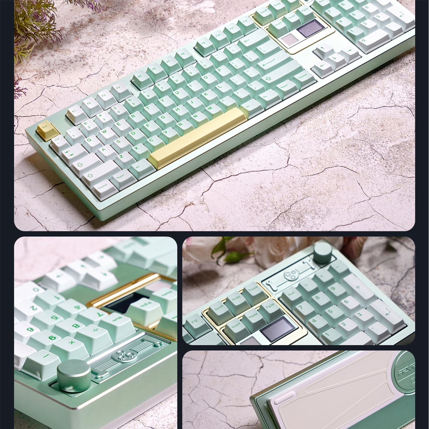 Feker G108 Full-Size Aluminum Mechanical Keyboard