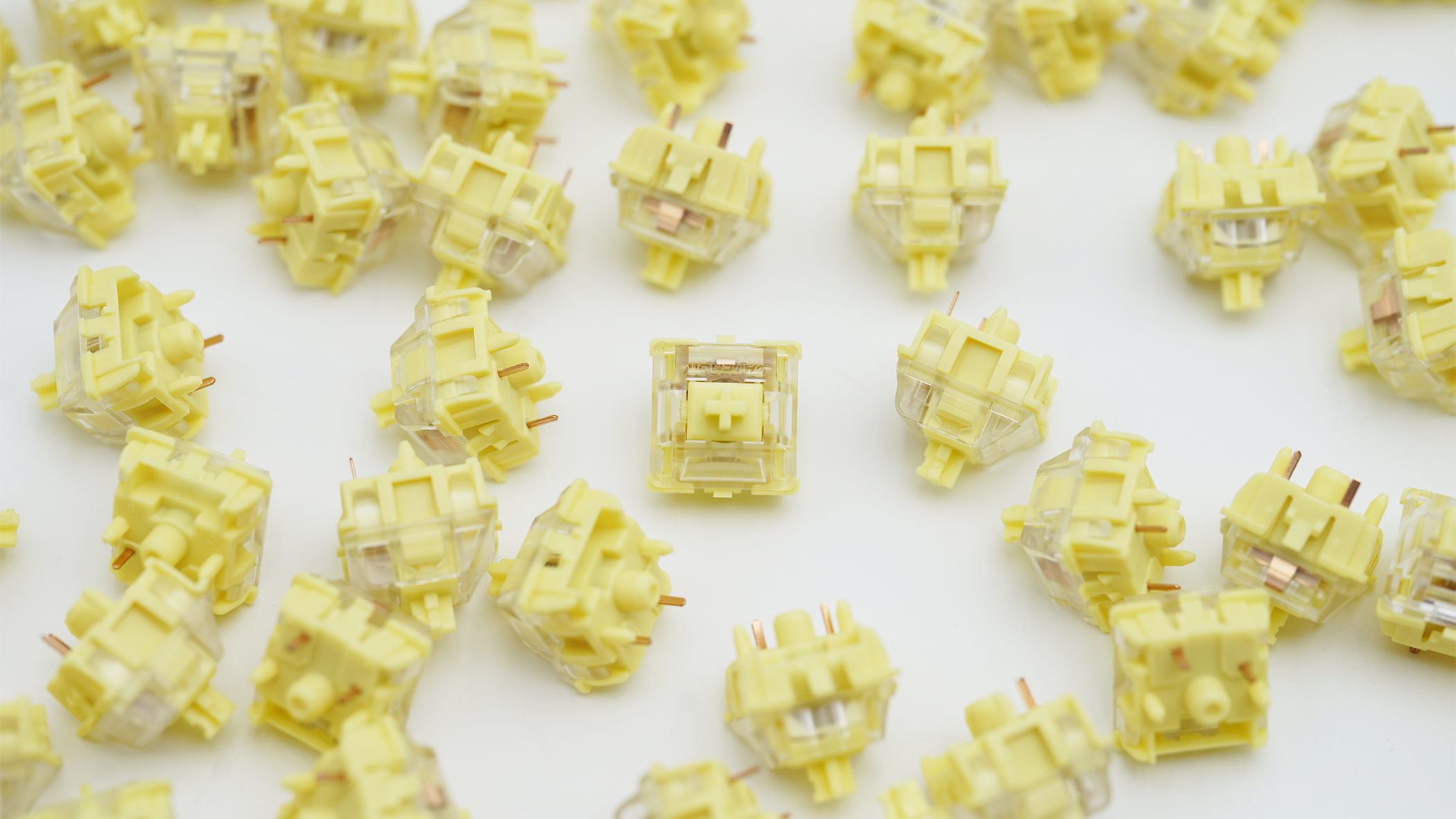 Gateron Fruit Jelly Banana Heavy Tactile Switches (10PCS)