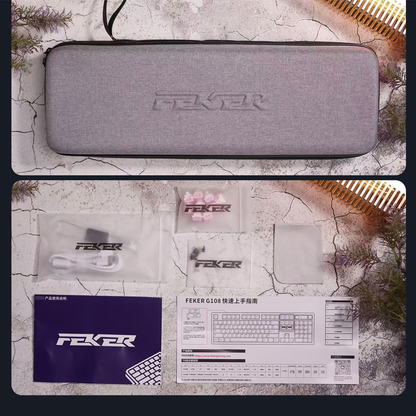 Feker G108 Full-Size Aluminum Mechanical Keyboard