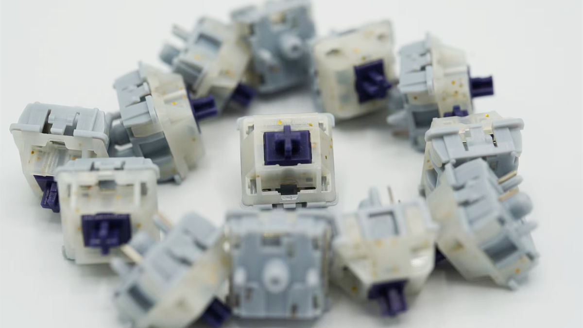 Invokeys Pea Flower Clicky Switches (10PCS)