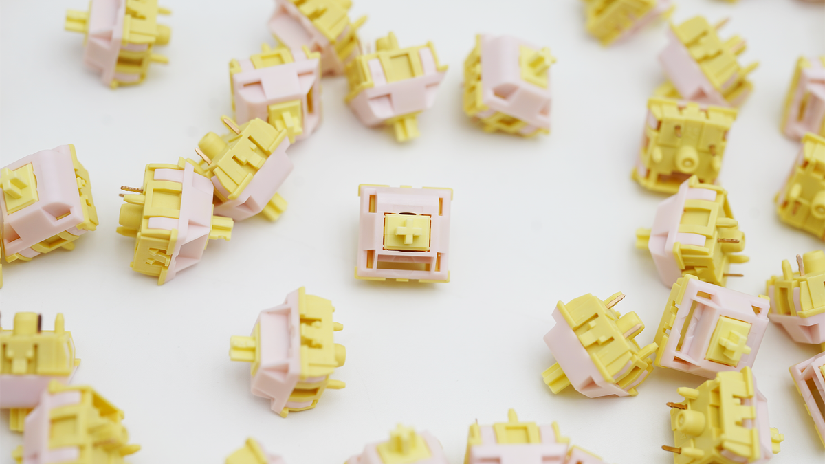 Keygeek Peach Cheesecake Linear Switches (10PCS)