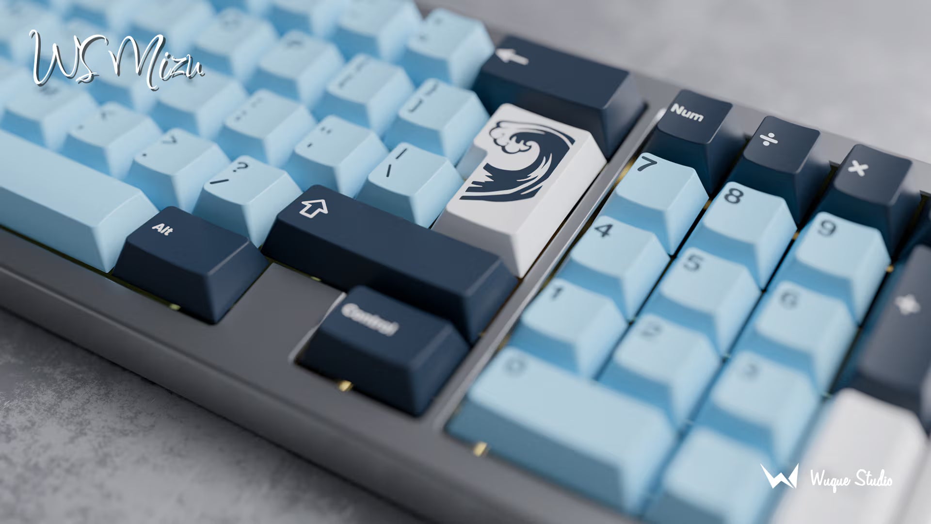 WS Mizu Keycaps Doubleshot PBT Cherry Profile