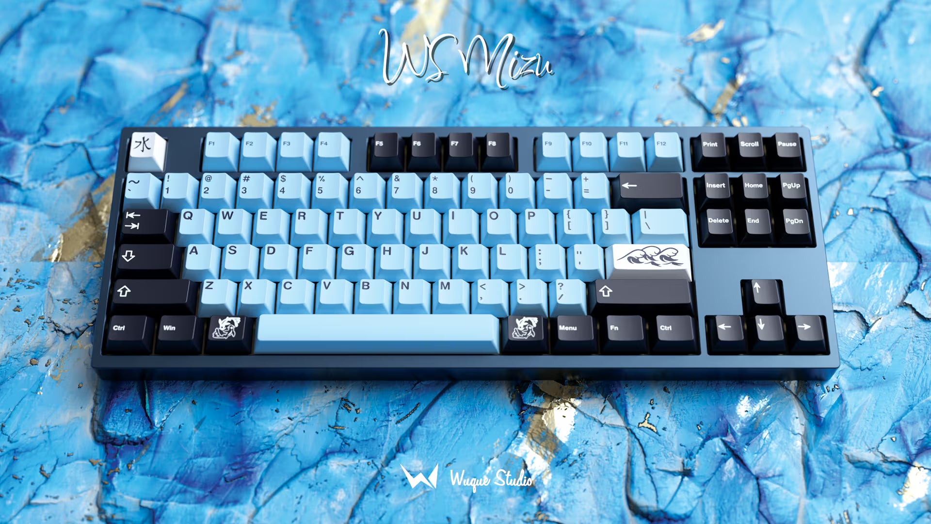 WS Mizu Keycaps Doubleshot PBT Cherry Profile