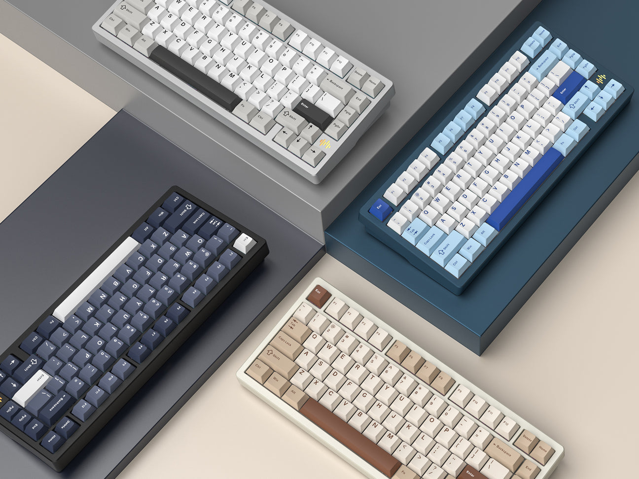 Womier RD75 Pro 75% Wireless Mechanical Keyboard - QMK/VIA