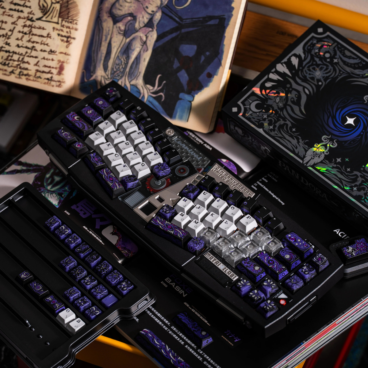 XVX Pandora Cherry Profile PBT+PC 133-Key Keycap Set