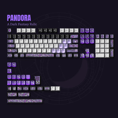 XVX Pandora Cherry Profile PBT+PC 133-Key Keycap Set