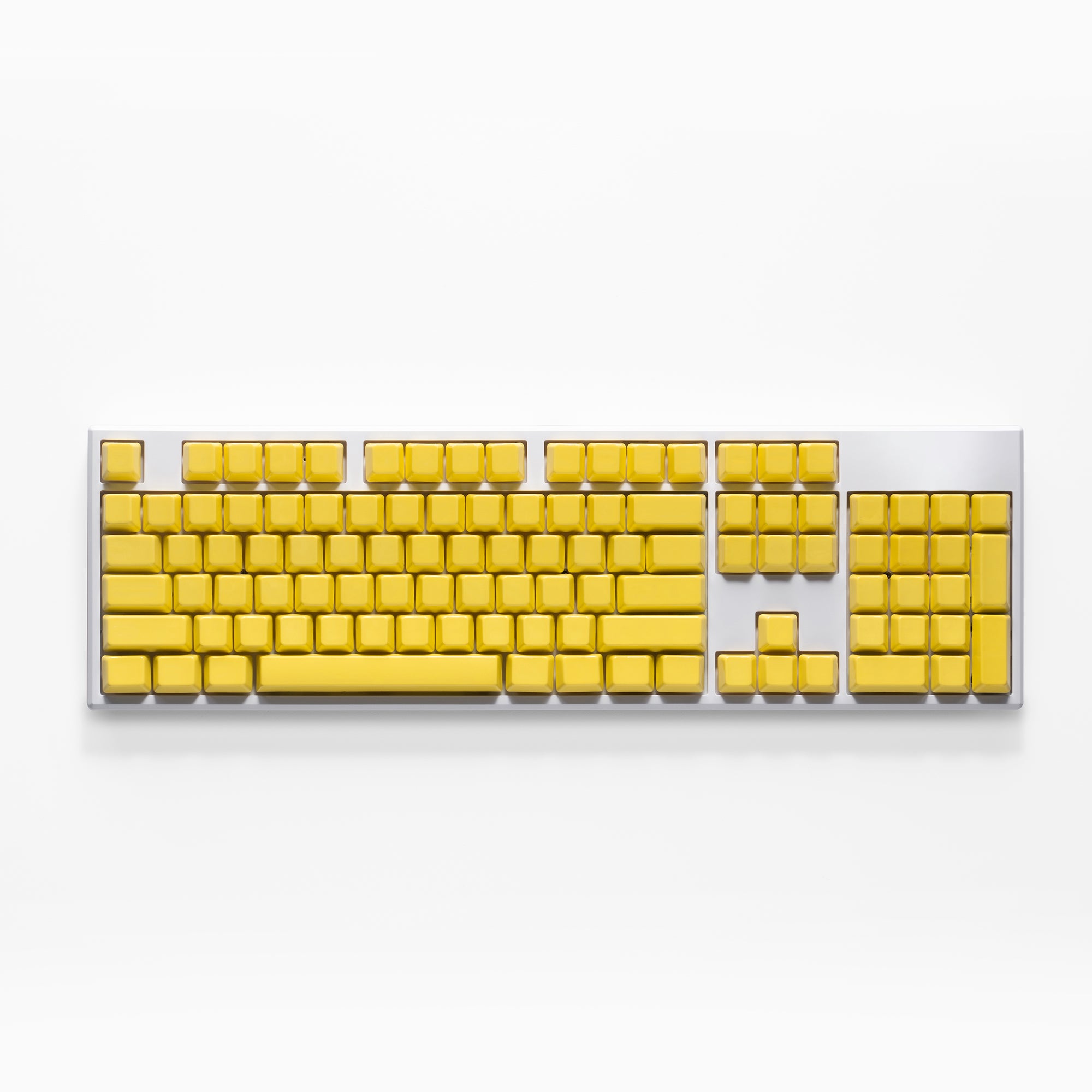 Cerakey Ceramic Keycap Full Set V2 - Yellow Blank