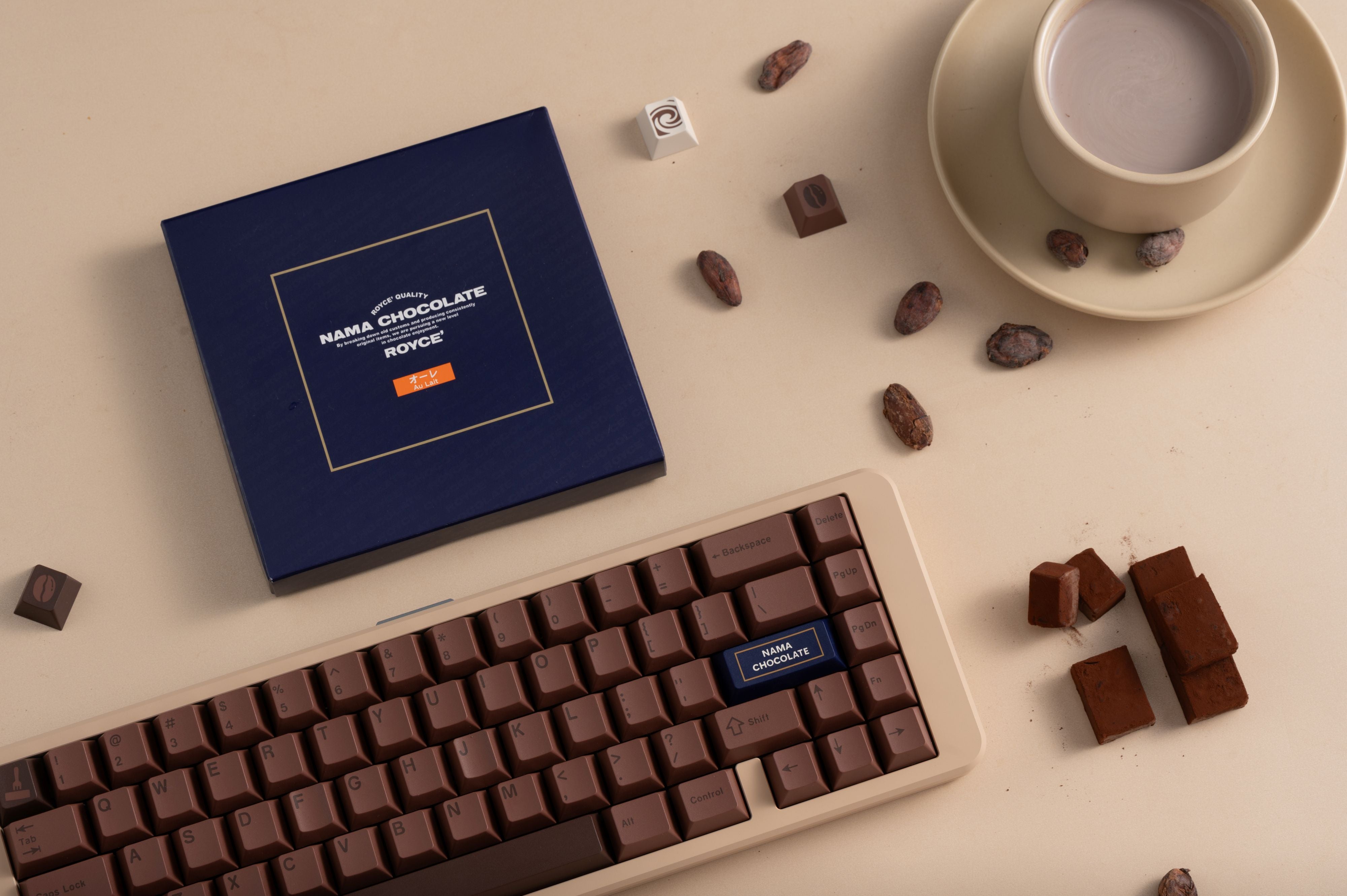 Keykobo Nama Chocolate ABS Double-shot Keycap 