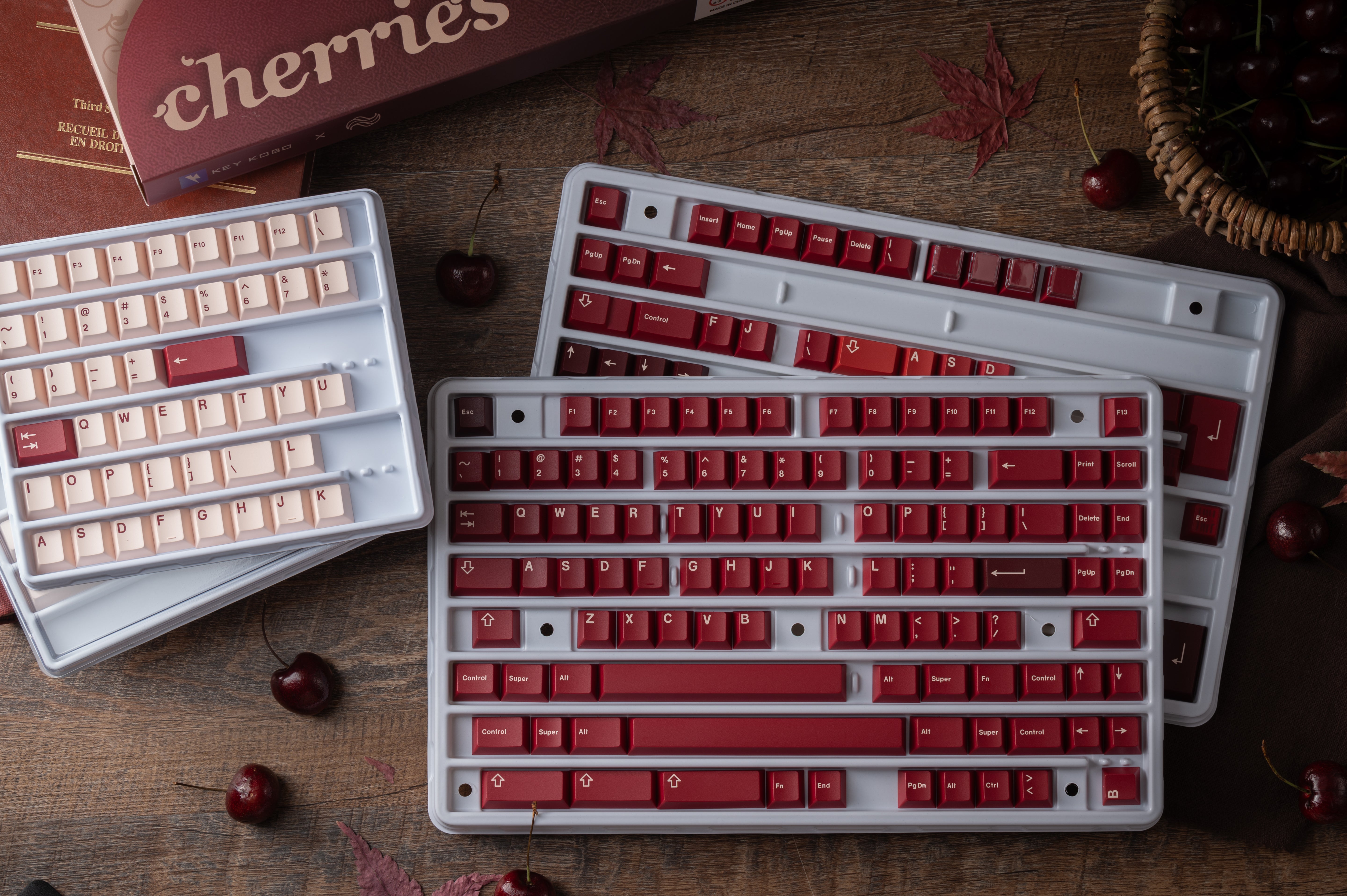 Keykobo Cherries ABS Double-shot Keycap Set Pre-Order