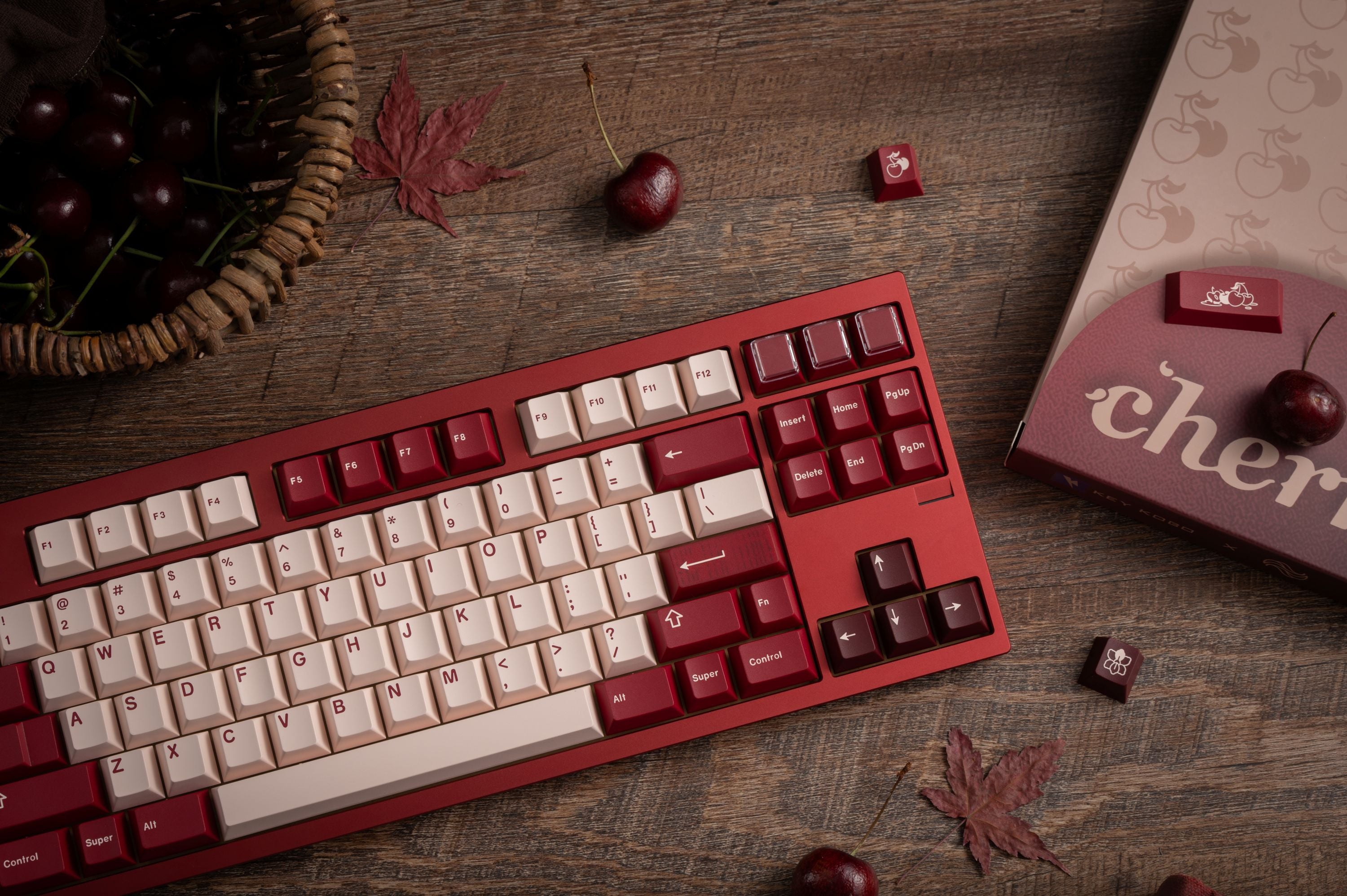 Keykobo Cherries ABS Double-shot Keycap Set Pre-Order