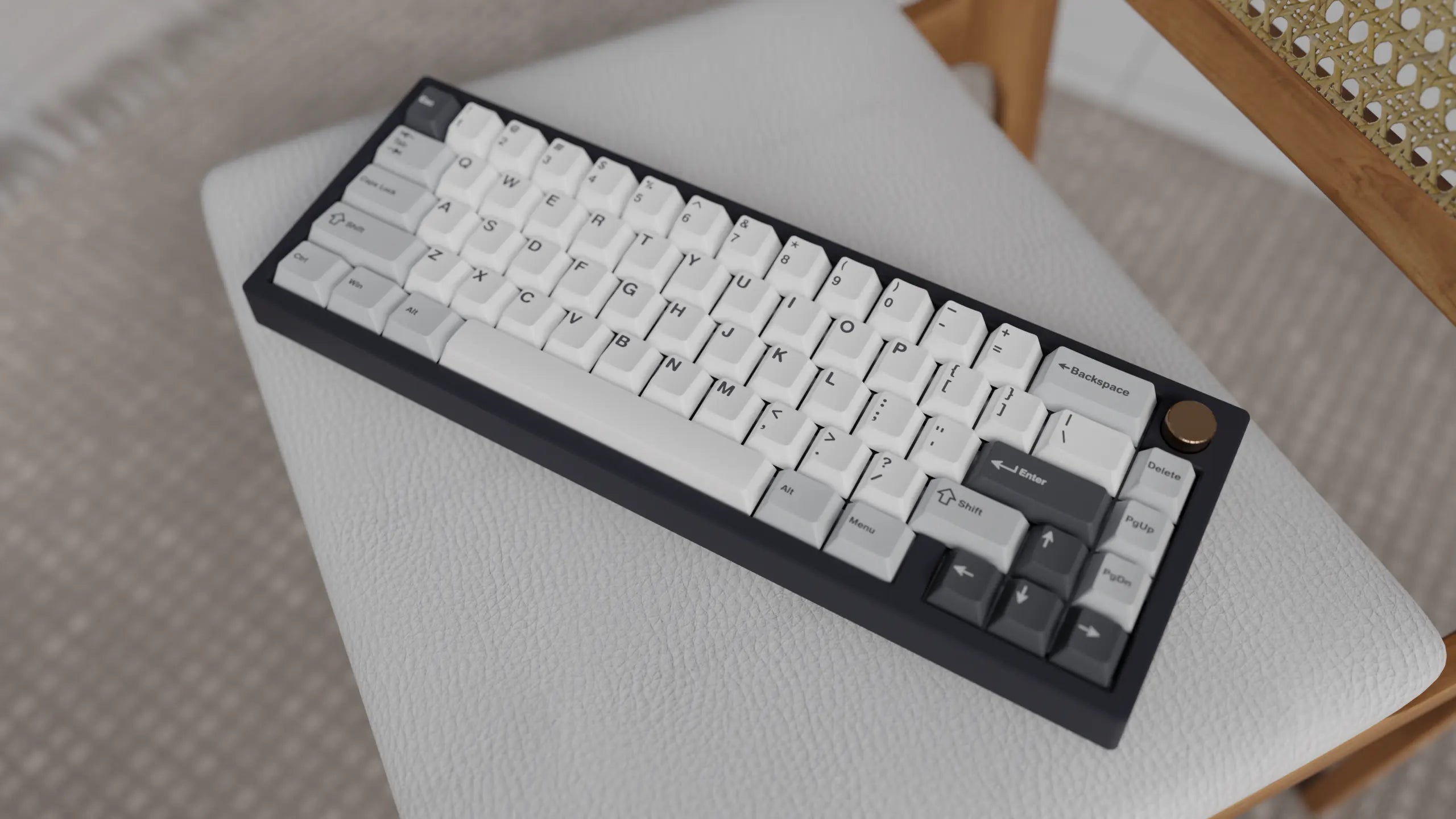 WS Gray Skies Keycaps Doubleshot PBT Cherry Profile