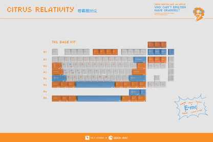 Keykobo Citrus Relativity ABS Double-Shot Keycap Set