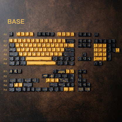 Tutkeys & PBTfans Erosion Dye Sub Cherry Profile Keycaps