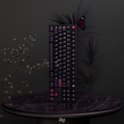 Keykobo Helleborus ABS Double-shot Keycap Set 