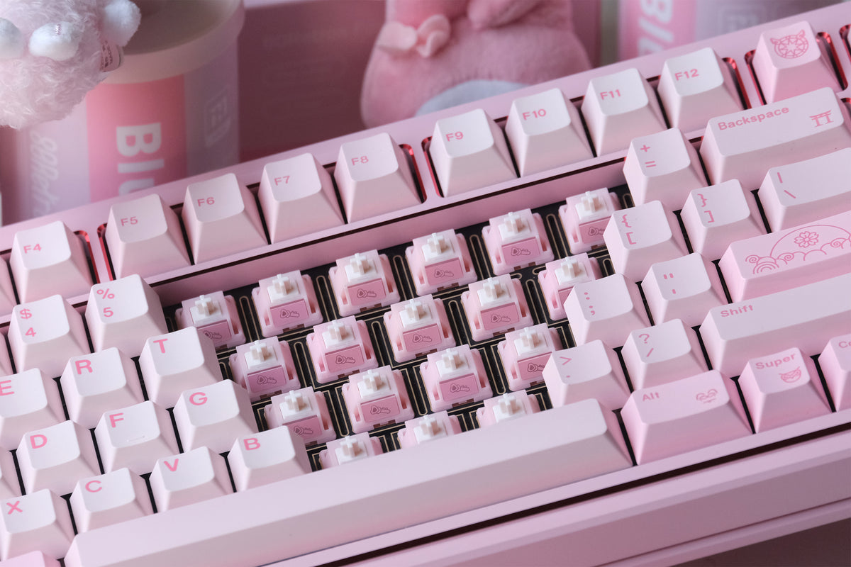 80Retros x HMX Blush Charm Linear Switches