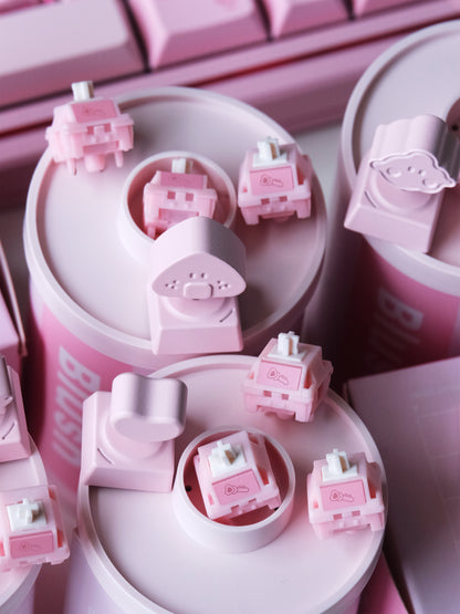 80Retros x HMX Blush Charm Linear Switches