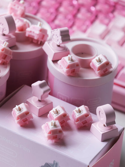 80Retros x HMX Blush Charm Linear Switches