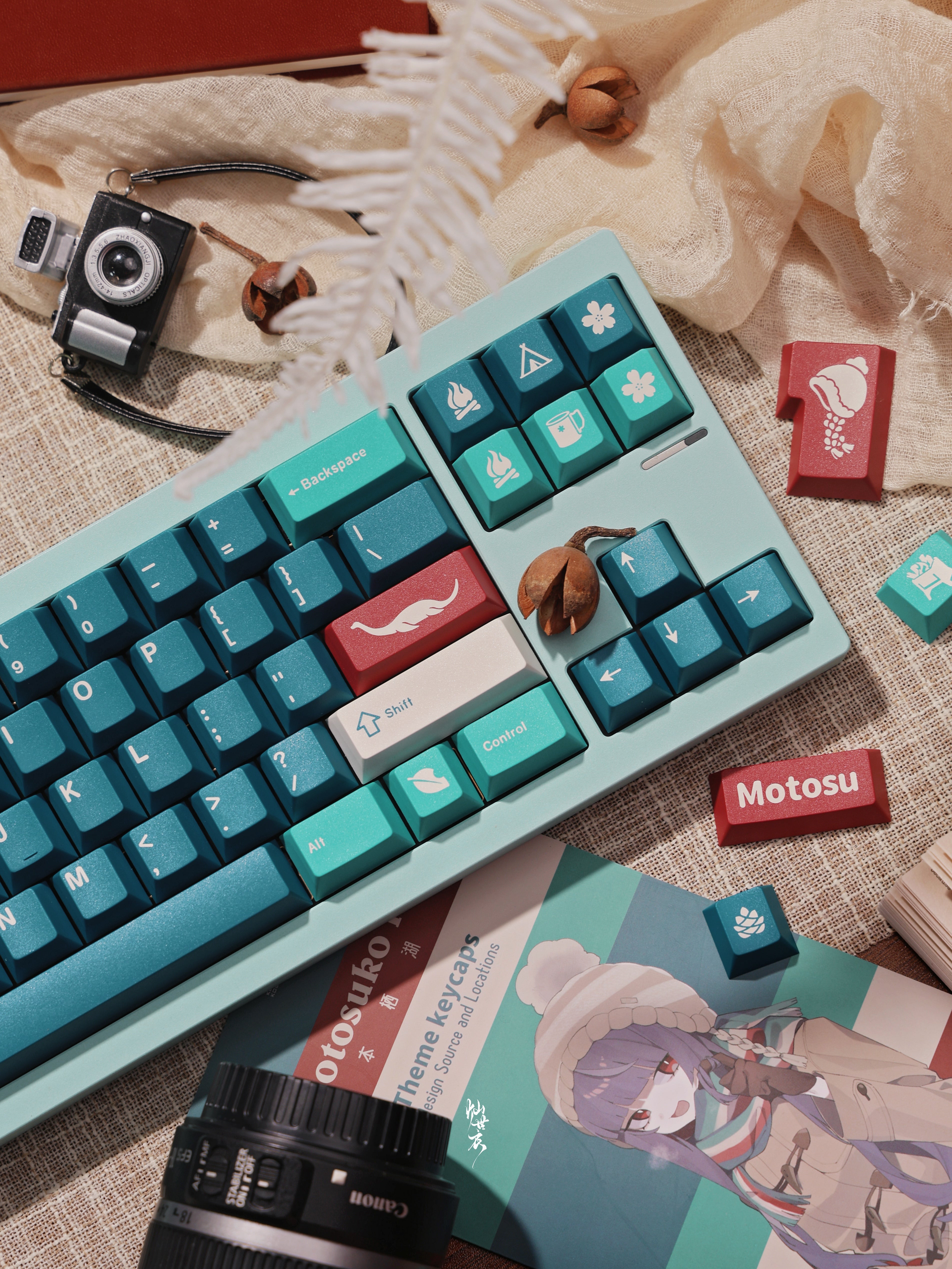 Keykobo Motosu Lake ABS Double-shot Keycap Set