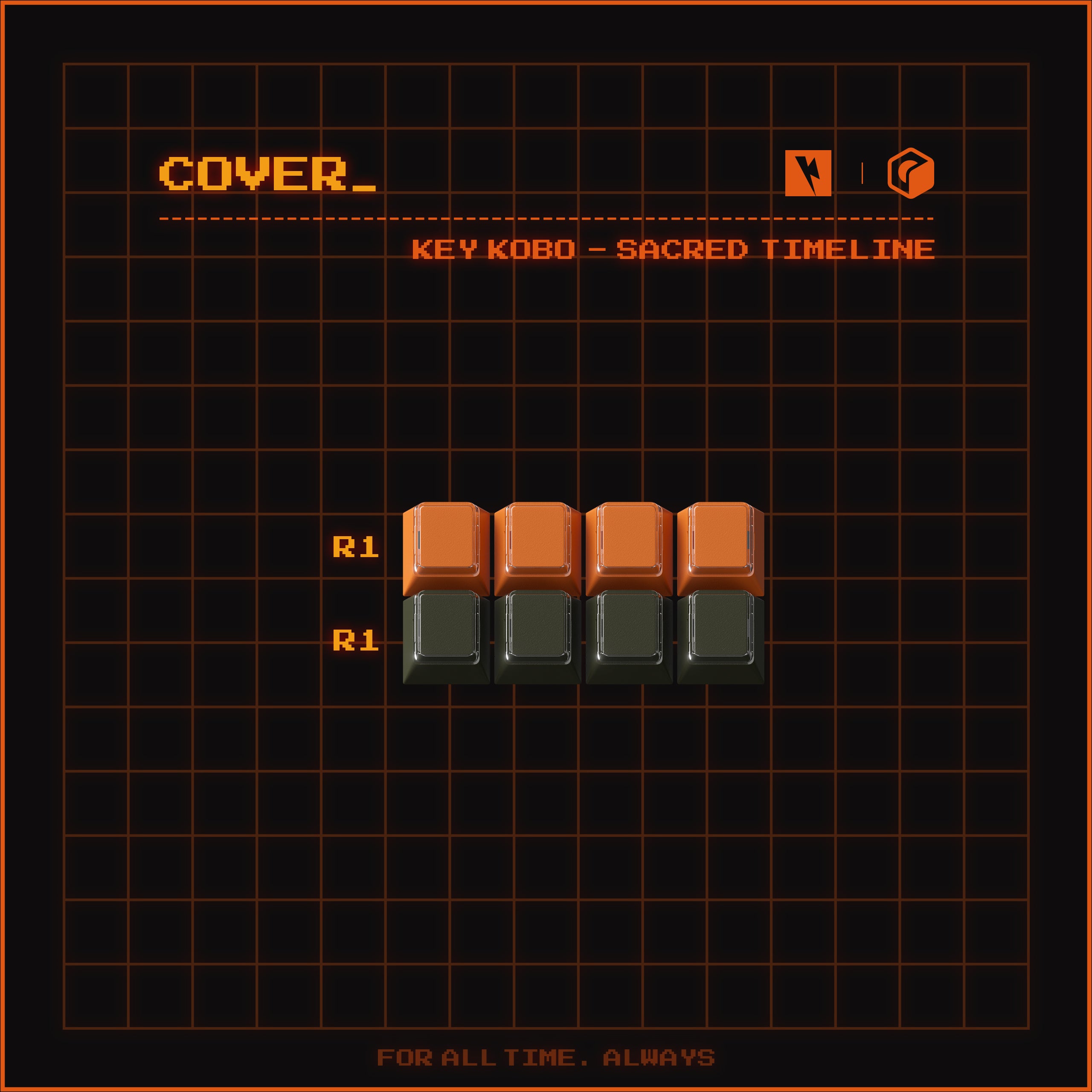 Keykobo Sacred Timeline ABS Double-shot Keycap Set